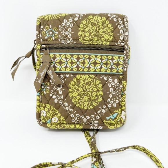 Vera Bradley Retired‎ Sitting in a Tree Hipster Crossbody Green Brown - Picture 1 of 14